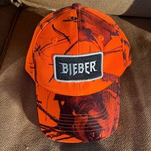 Bieber Orange Camouflage Hat